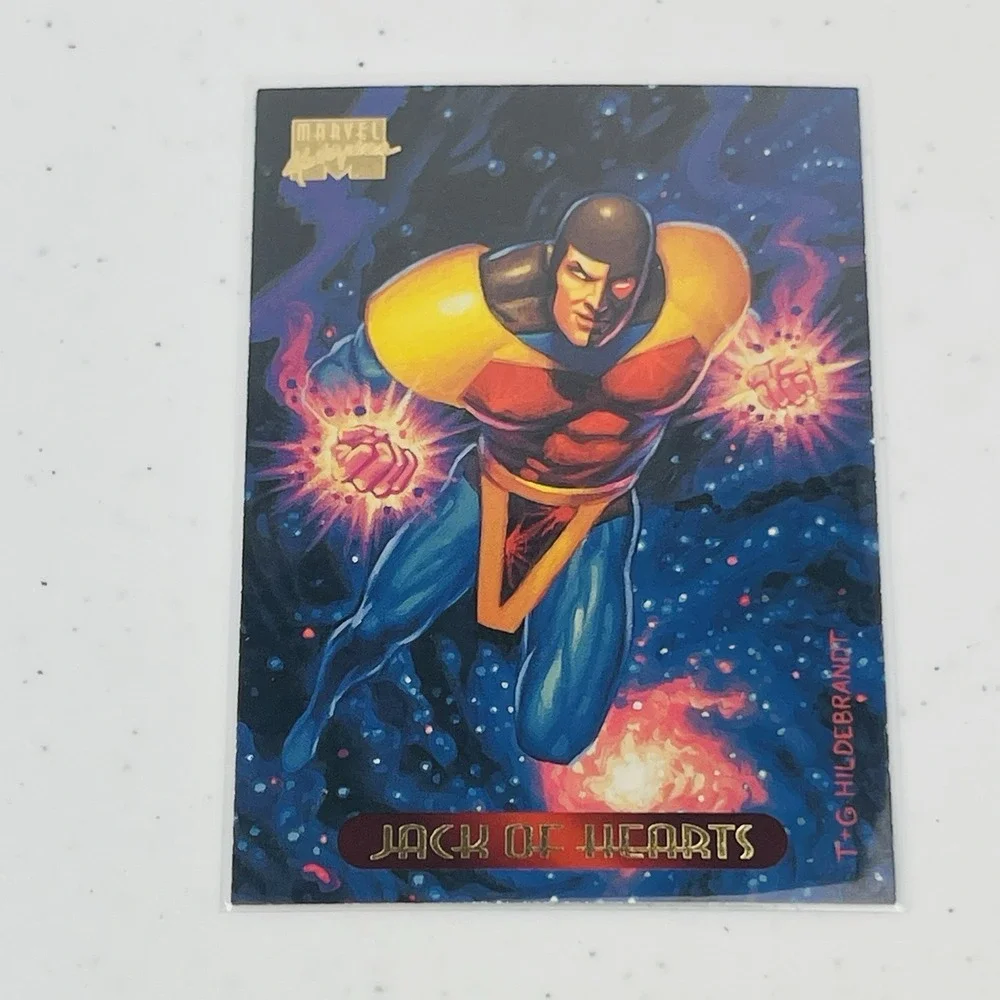 1994 Fleer SkyBox Marvel Masterpieces Jack of Hearts #57 Hildebrandt